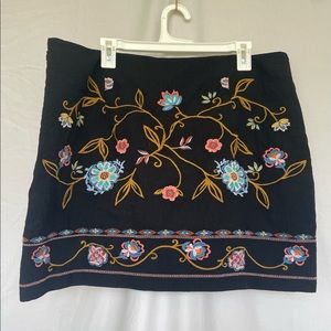 Loft Floral Skirt Size 14